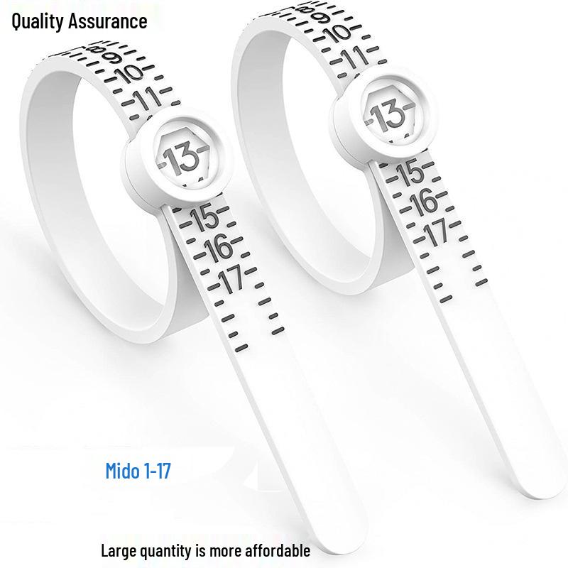 Adjustable Ring Measurement Ruler with Magnifying Glass – US, HK, Euro Sizes