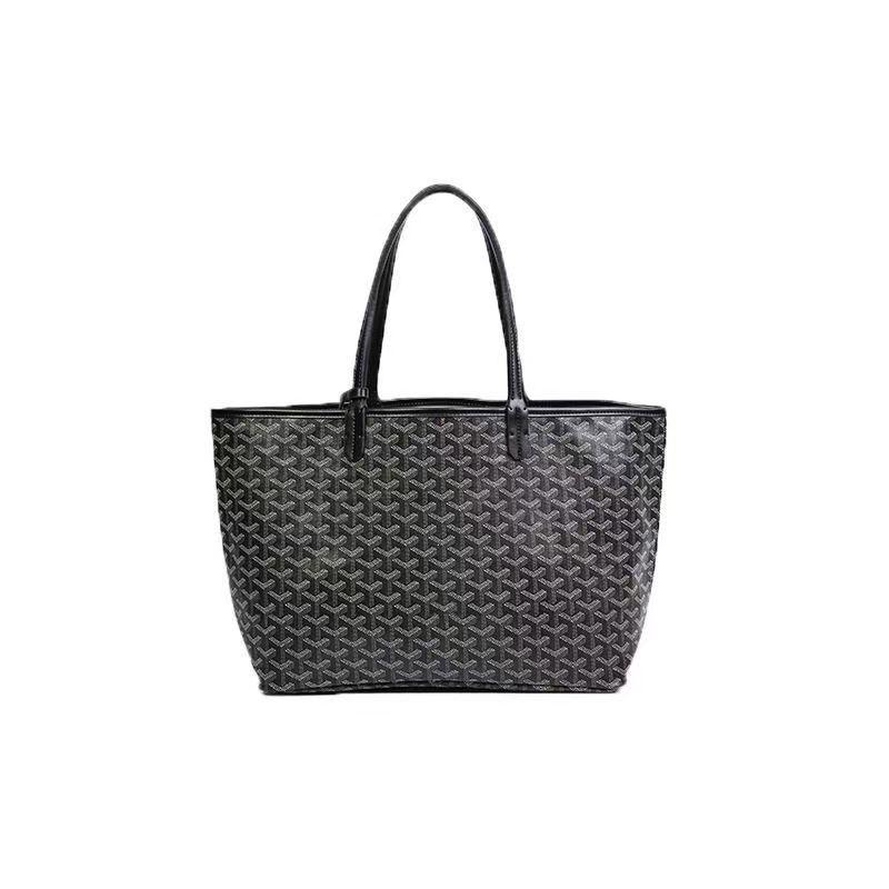 Geantă Tote Medie Goya Goyard cu model Pied-de-poule: Geantă de umăr mare, pentru mamici și navetiști