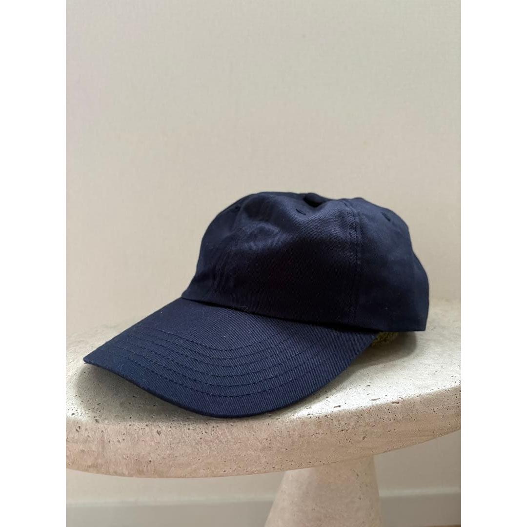 Used KIJIMA TAKAYUKI Cotton Cap Navy 1