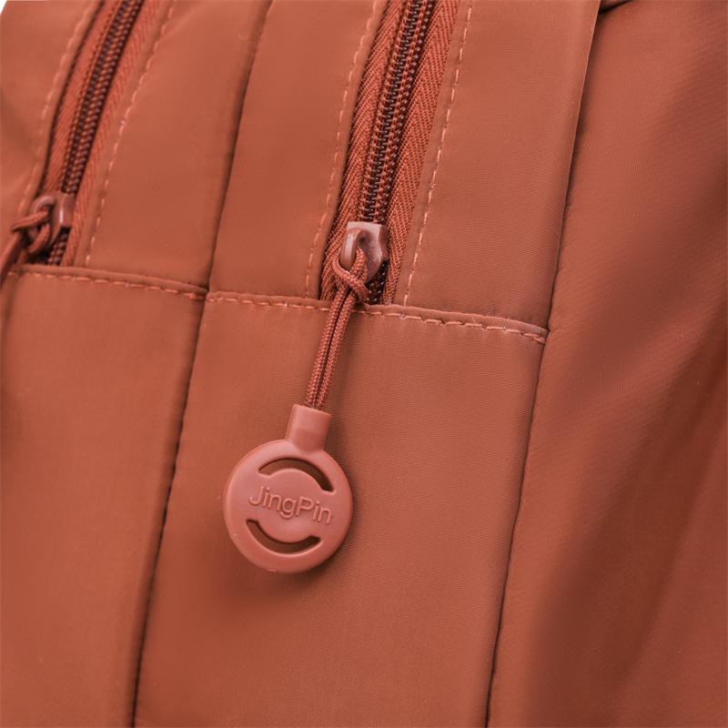 Compact Backpack with Adjustable Straps and Front Zipper Pocket