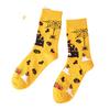 Halloween Mid Calf Socks for Men Women, Breathable Cotton Socks with Wicking, Funny Novelty Design
