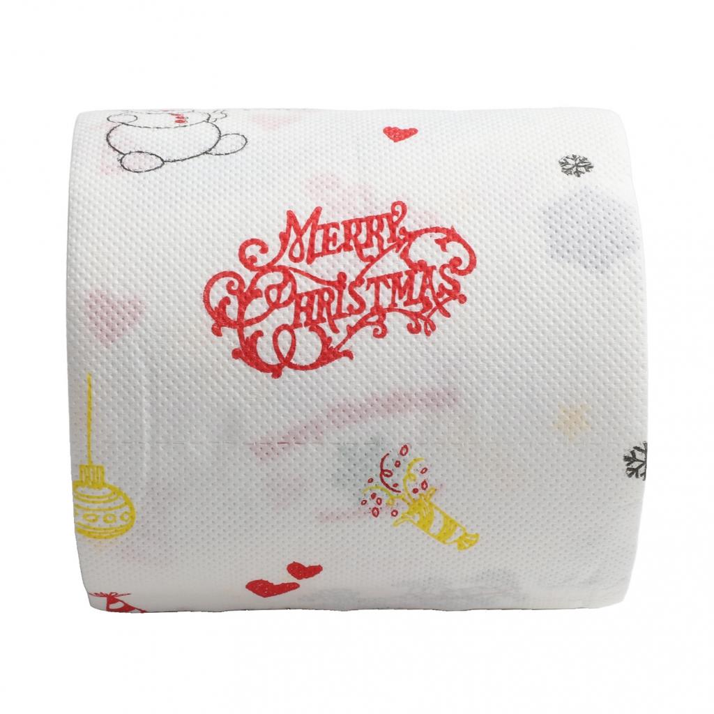 Weihnachts-Toilettenpapier Lustiges Toilettenpapier Weihnachtsdeko Papier Badezimmer Spaß