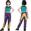 KPop Movie Demon Hunters Same Style Girls Clothing 2-12Years Children Halloween Cosplay Party Masquerade Zoey Rumi Mira Costume