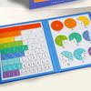 1/2 Sets Magnetic Fraction Demonstration Book Percentage Decimal Fraction Learning Magnetic Tiles Circles Educational Fraction Puzzle Teaching