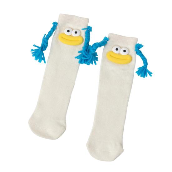 Funny Fuzzy Socks Colorful Cartoon Expression Socks with Braided And Lips Cotton Novelty Footwear for Casual Wear