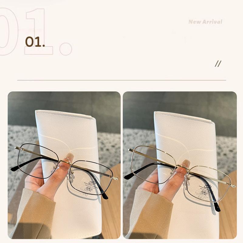 New Gold Wire Square-framed Glasses Can Be Matched With Myopia Trends And Versatility Without Picking On The Face