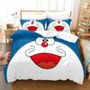 Cartoon Anime Duvet Cover Set D-Doraemons Bedding Set Baby Kids Boy Girl Student Bedroom Gift Single/Double/Queen Large Size