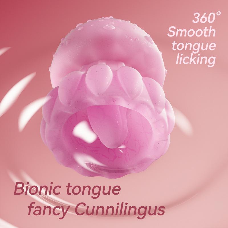 Luminous Jellyfish Tongue Licking Female Vibrator with 10-Mode Vibration