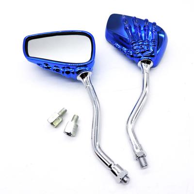 1 Pair Motorcycle Rearview Mirror Scooter Reversing Auxiliary Side Mirror Universal Modification Parts
