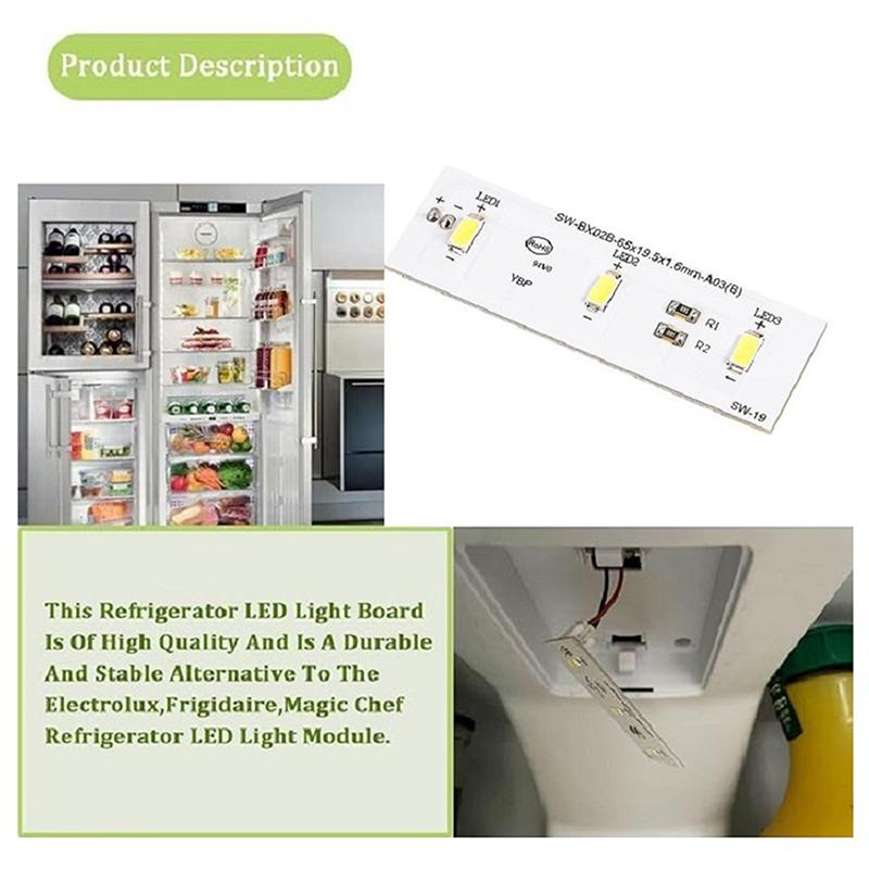Sw-Bx02B 12V Refrigeration Light Led Light Board Light Strip For Refrigerator Led Light Strip Bar Replacement Repair Part