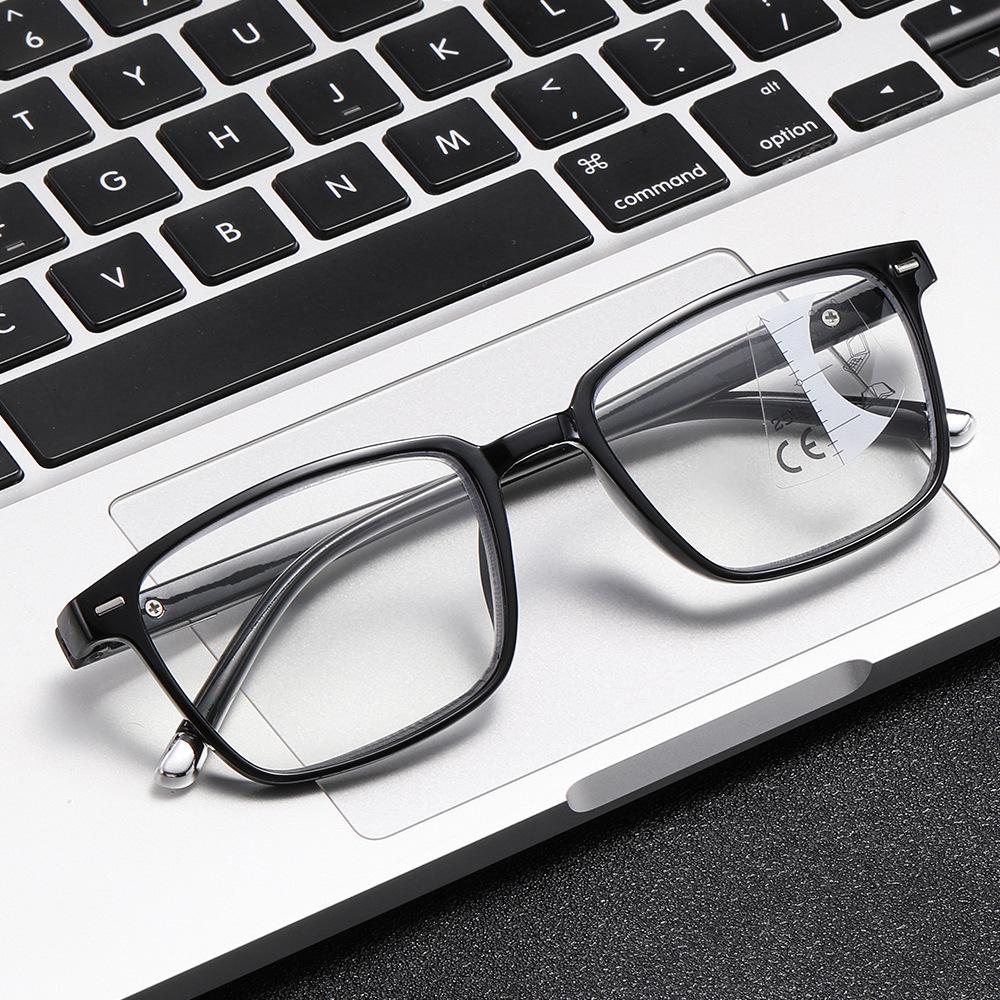 Color-Changing, Anti-Blue Light Multifocal Glasses for Near & Far Vision