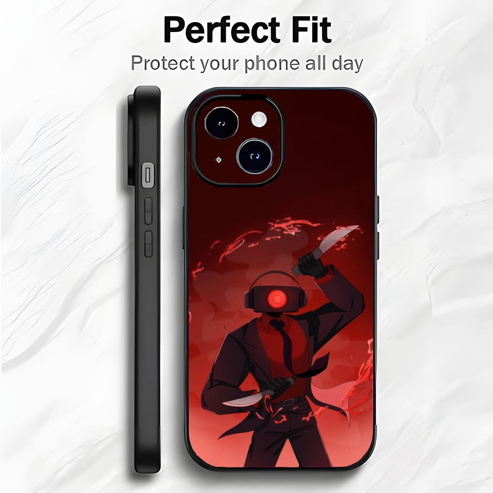 Art S-Skibidi Toilet Internet Meme Phone Case Phone Case Soft Packaging Lightweight For iPhone17 16 15 14 13ProMax