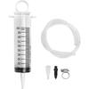 Brake Bleeder Kit, Brake Fluid Bleeder Kit Brake Fluid Bleed One Man Brake Bleeding Reverse Brake Bleeder Clutch 100ML Syringe 50cm Hose Universal