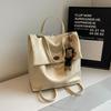 New Women's Bag, Retro Double Shoulder Student Bag.