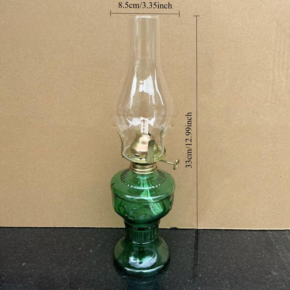 Vintage Retro Kerosene Lamp Classic Nostalgic Glass Eternal Lamp Decorative Ornaments Home Warm Atmosphere