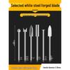 Dental & Wood Carving Tool Set: Power Tool, Engraving Knife, Steel Drill Bit, Grinding & Scribing Heads