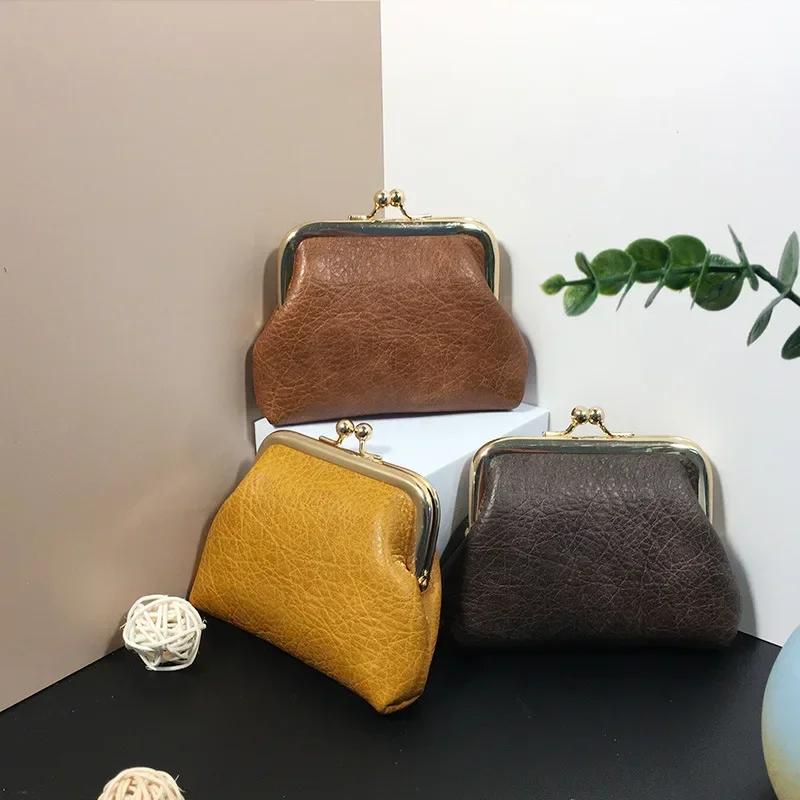 New Retro Ladies Money Key Earphone Wallet Women Small Coin Purse Candy Color Girl Coin Storage Bags Pouch
