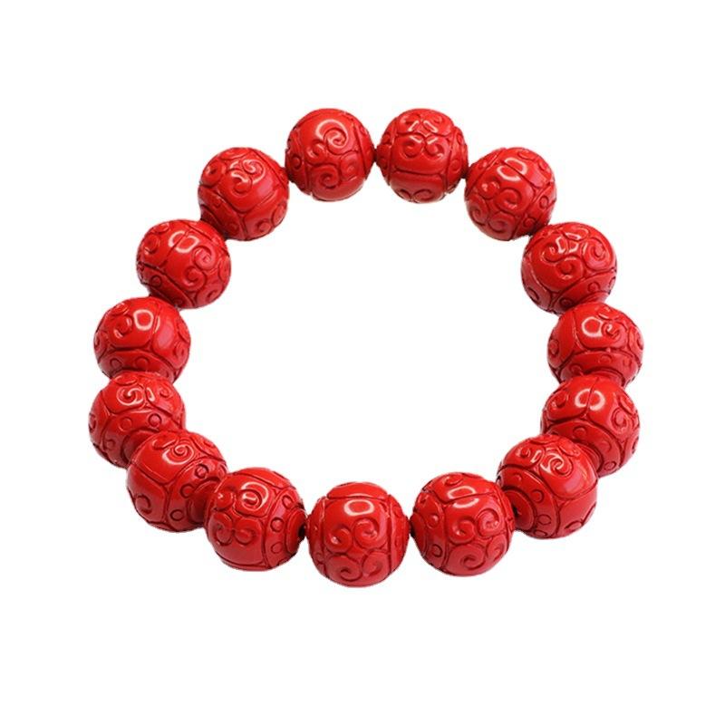 Ximang Bracelet Red Sand Fret Beads Factory E-commerce Live Delivery S3022803