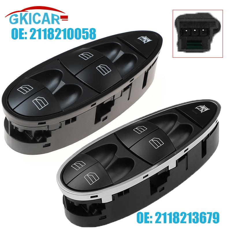 2118210058 2118213679 3 Pins Car Electric Master Window Switch 2118213579 For Mercedes Benz E-Class W211E200 E240 2003-2008
