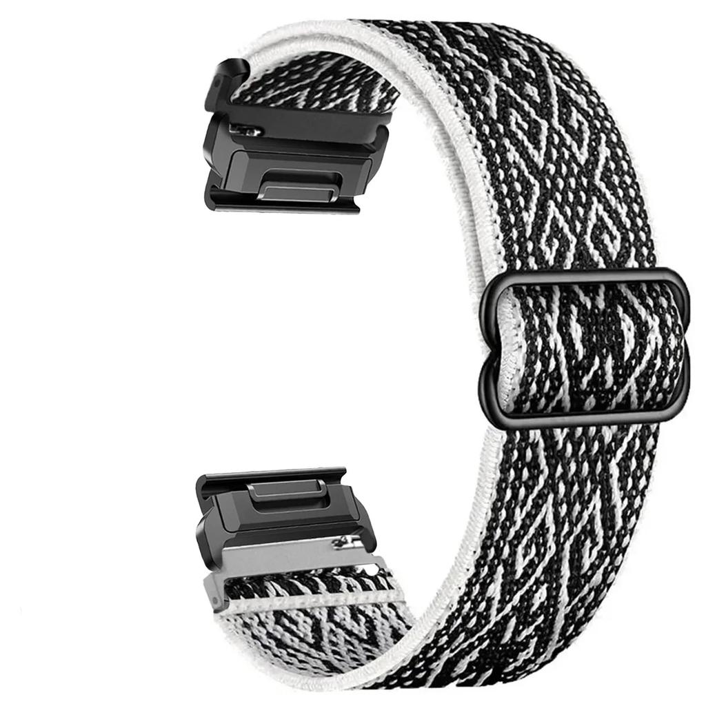 26mm 22mm Nylon Strap For Garmin Fenix 5 Plus 6X 7x Pro Band Watch Elastic Wristband Bracelet Fenix 6 5 Pro Venu2 Forerunner 945