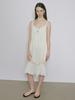 Taeliseu Eyelet Lace Strap Dress_Ivory