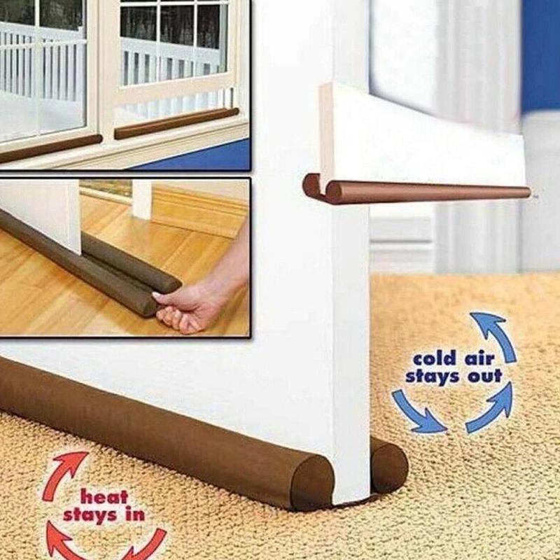 93 cm Türboden-Dichtungsstreifen, flexibler Stopper zur Reduzierung von Windgeräuschen, unter der Türdichtung, Blocker, Türdichtungsstreifen