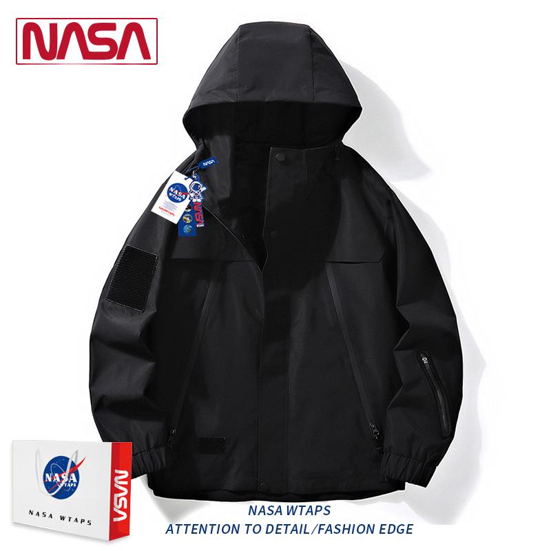 

Ветровка НАСА: Новая весенне-осенняя водонепроницаемая куртка для мужчин и женщин - Легкая, ветрозащитная, идеально подходит для активного отдыха и путешествий. XL