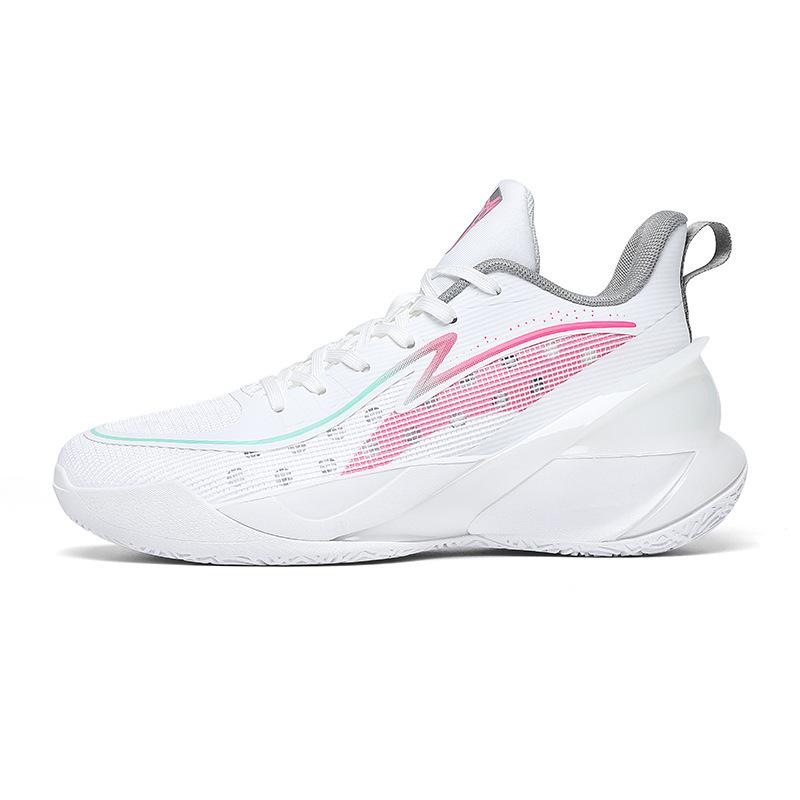 

Баскетбольные кроссовки для цементного пола Низкий звук мужские и женские синие кроссовки Сетчатая поверхность для реального боя Светящееся зерно дождь Мягкая подошва Дышащие Сын 45