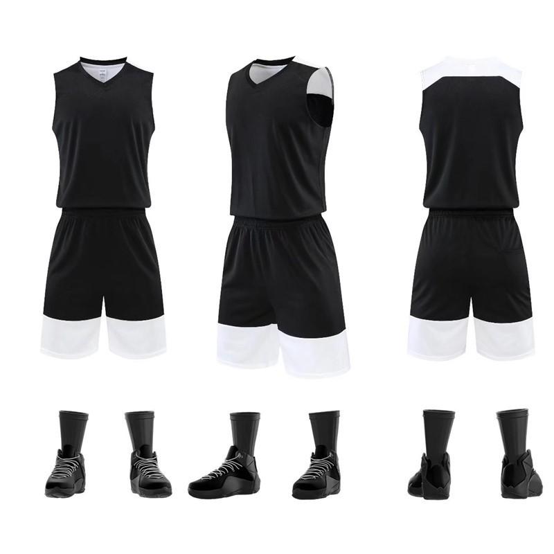 Basketball Uniforms Mens and Womens Class Uniforms Breathable Athletic Jerseys Student Color Matching Competition Uniforms Training Uniforms