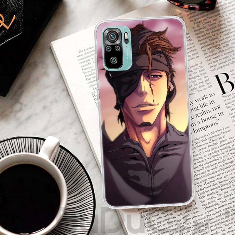 Aizen Sousuke Bleach Cover For Xiaomi Redmi Note 14 13 12S 12 11 Pro Plus Phone Case 11S 10S 10 11E 11T + 9S 9 Print Coque