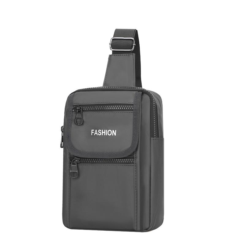 Multi-functional Men's Chest Bag Large Capacity Water-repellent Shoulder Bag Crossbody Bag
