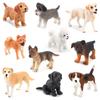 Simulation Mini Hund Tiere Modell Mikro Figur Feengarten Dekoration Kuchenaufsätze Spielzeug Kinder Geschenk Puppenhaus Zubehör