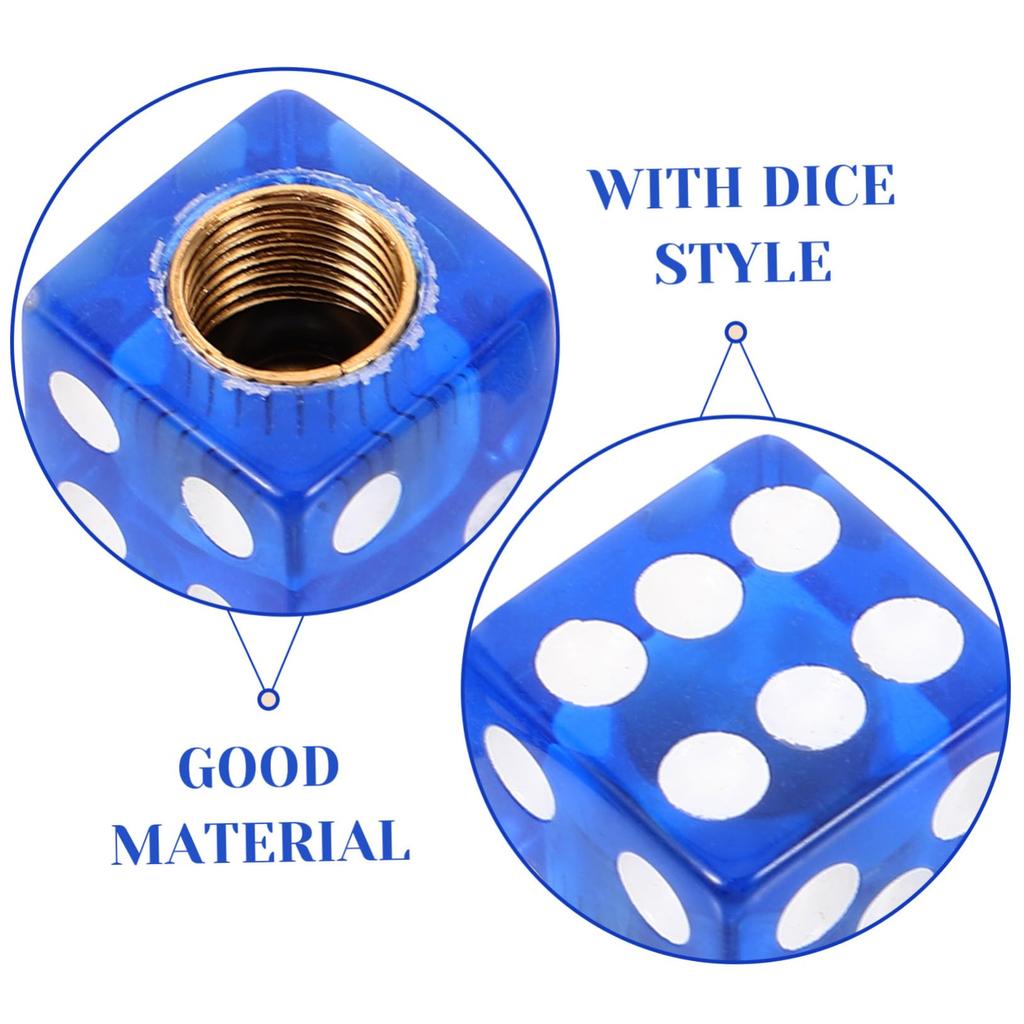 GRIRIW 10pcs Die Tire Valve Caps Air Valve Caps Tire Caps Truck Valve Stem