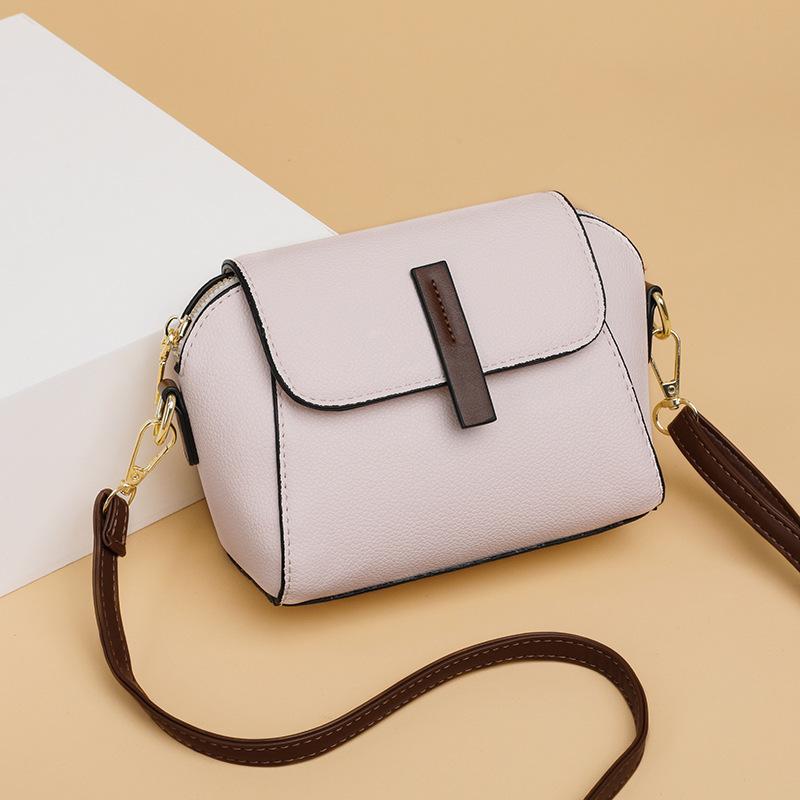 Retro PU Crossbody Bag  New Women's Minimalist Magnetic Snap Zipper Shoulder Bag Versatile Daily Commuting Underarm Bags