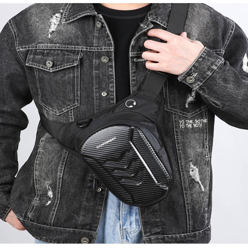 Motorcycle Leg Side Bag Pvc Hard Shell Outdoor Casual Waist Bags Motorbike Mobile Phone Purse Hip Bum Pack