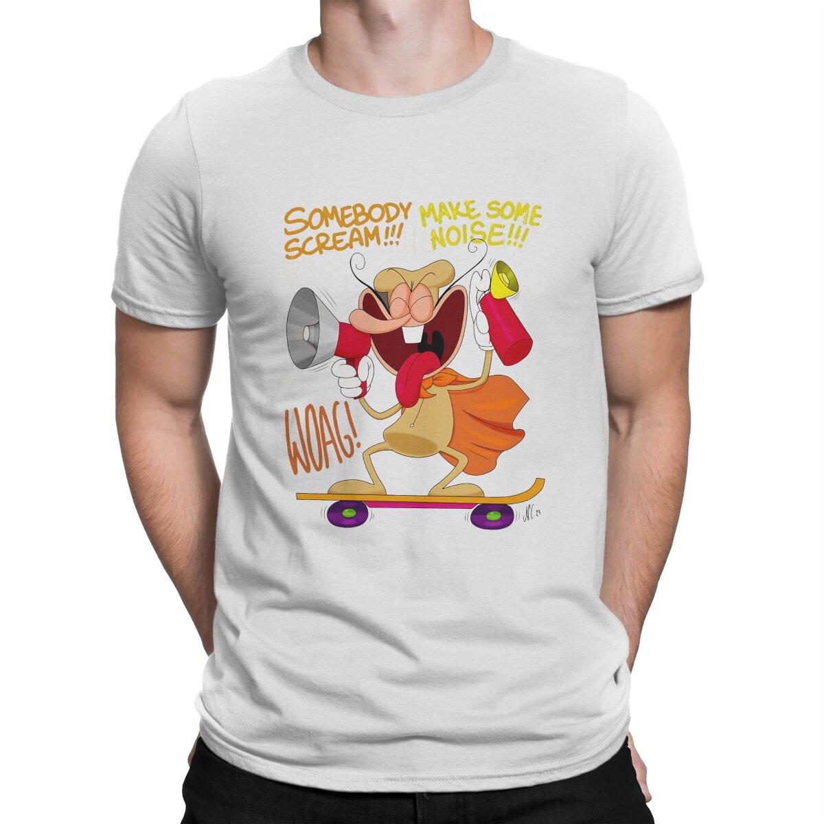 

Pizza Tower Games Makes Noise T Shirt Goth Men Tees Summer Clothing Polyester ONeck TShirt S