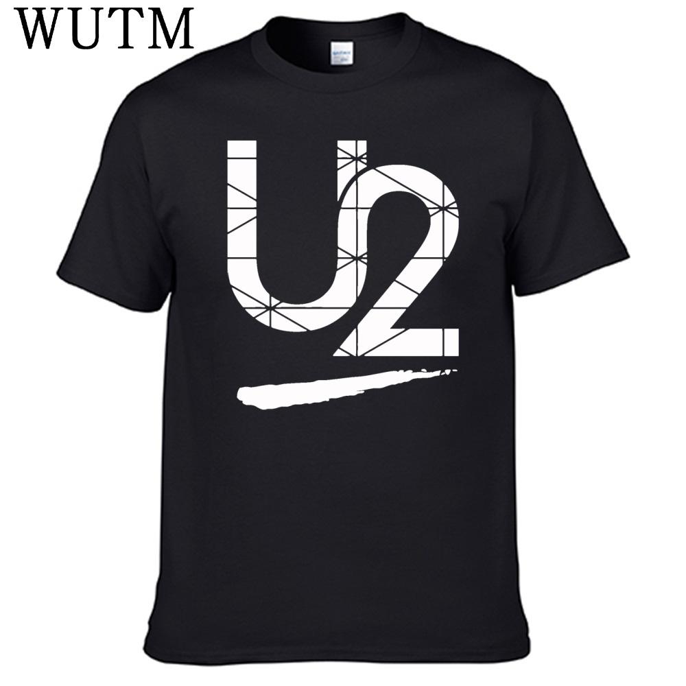 Rock Band U2 Tshirt 100 Cotton Men Shirt
