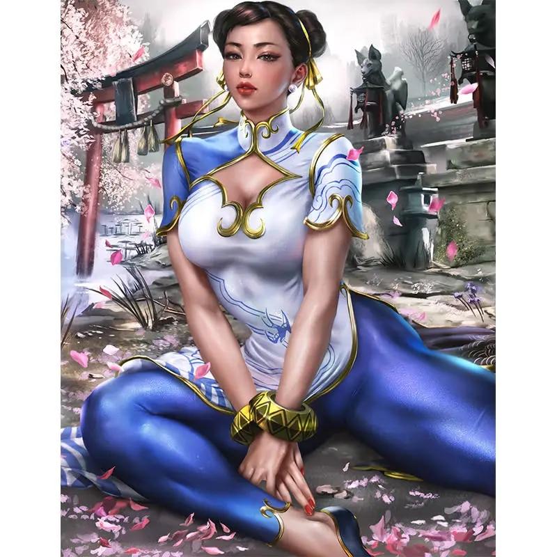 

Принт игры шипы принцесса Йоэль обнаженная сексуальная девушка художественный постер настенная живопись на холсте для гостиной домашний декор изображение