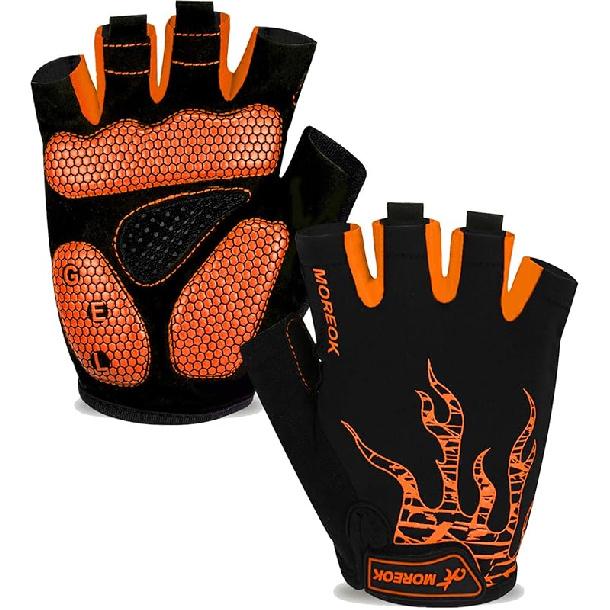 Cycling Gloves Bike Gloves for Men/Women-[5MM Gel Pad] Half Finger Bicycle Gloves for Cycling/Weight Lifting/Gym/Motorcycle/Rowing/Outdoor Sports