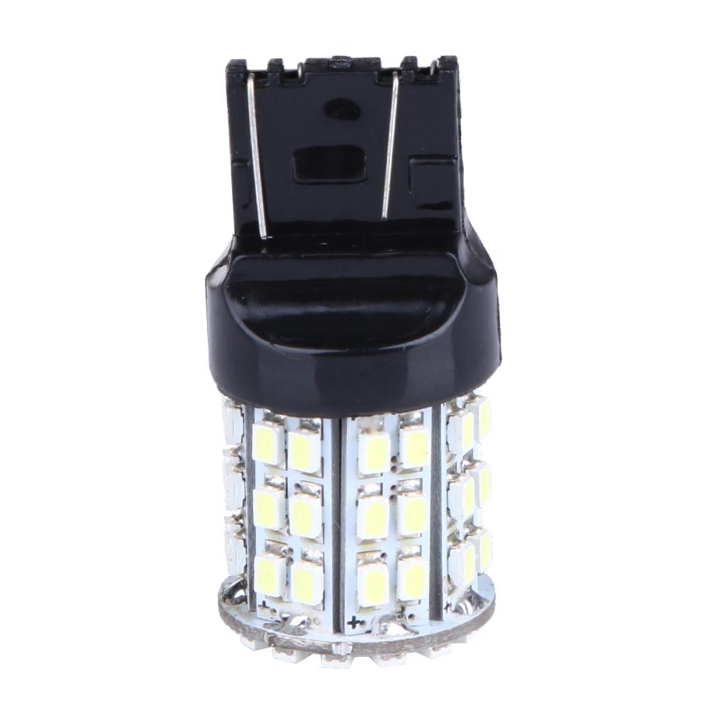 2pcs T20 W21W 7443 7440 LED 64-SMD 1206 LED for Car Bulbs 12V Brake Signal Lamp Brake Reverse Parking Light 64-SMD White