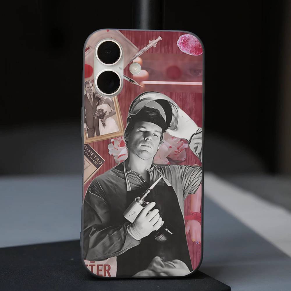 Dexter Morgan Stylish Phone Case For IPhone 17 16 15 14 13 12 11 Pro Max Plus Stripe Cover