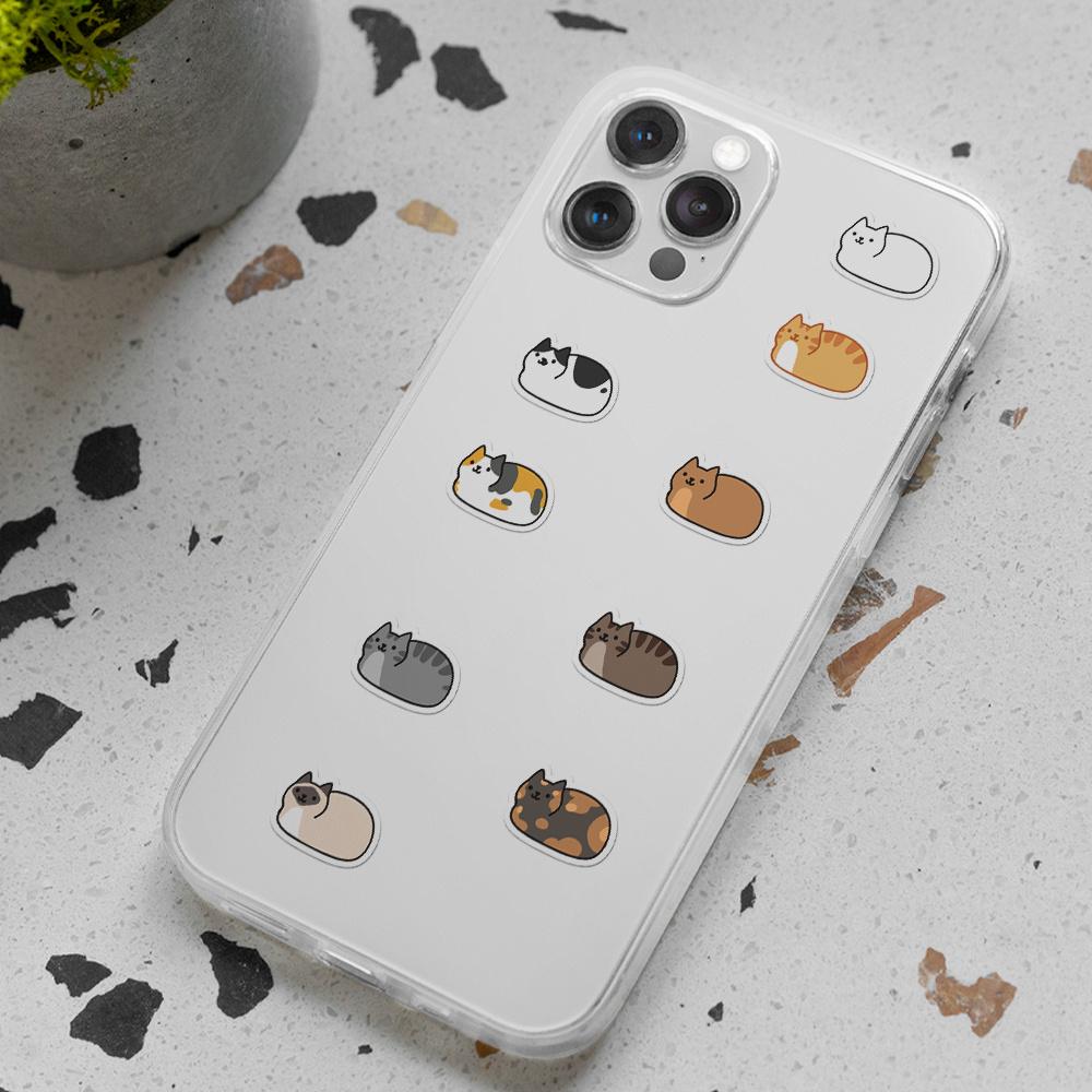 1roll/500pcs Cute Cat Themed sticker decoration for Back to school Class reward Birthday gift skateboard luggage bike scooter hand account