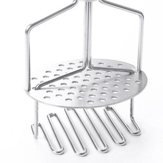 Manuel Patates Ezici Paslanmaz Çelik Çift Fonksiyonlu Tel Ezici Bulaşık Makinesinde Yıkanabilir Pürüzsüz Patates Püresi İçin Mutfak Gereci