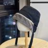 New Autumn and Winter Suede Thickened Ear Protection Lei Feng Hat Women's Outdoor Warm One Hat Multi Wear Fashion Personalized Fisherman Hat