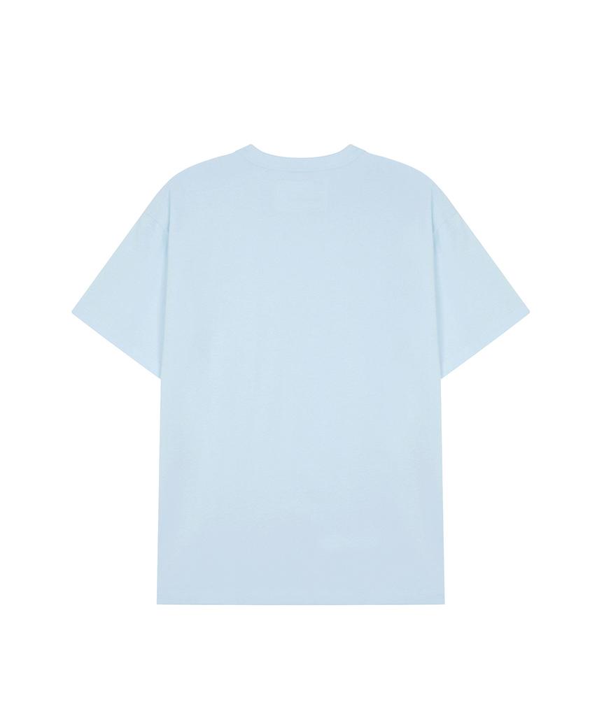 Matile Basic Logo T-Shirt / Sky Blue
