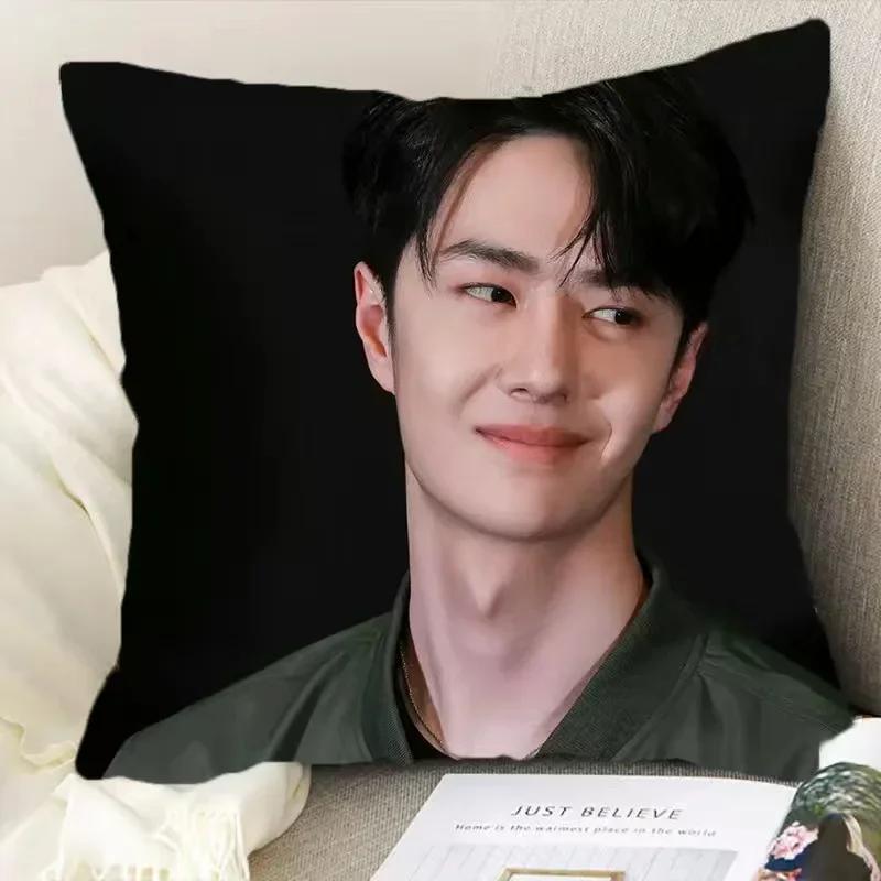 Wang Yibo Yebo Poster Double-sided Printed Pillowcase China Movie Born To Fly Lei Yu Drama Stills Home Car Decor Cushion Cover