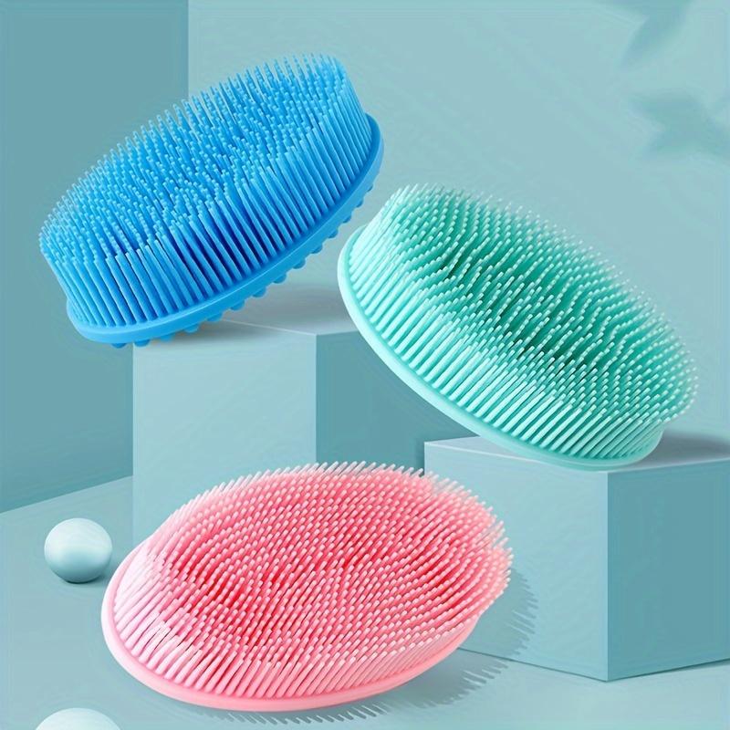 A Shower Brush Silicone Cleaning Brush Shower Brush Scrubber Body Cleaning Brush Suitable for Bathroom, Bathtub, Toilet, Suitable for Men and Women