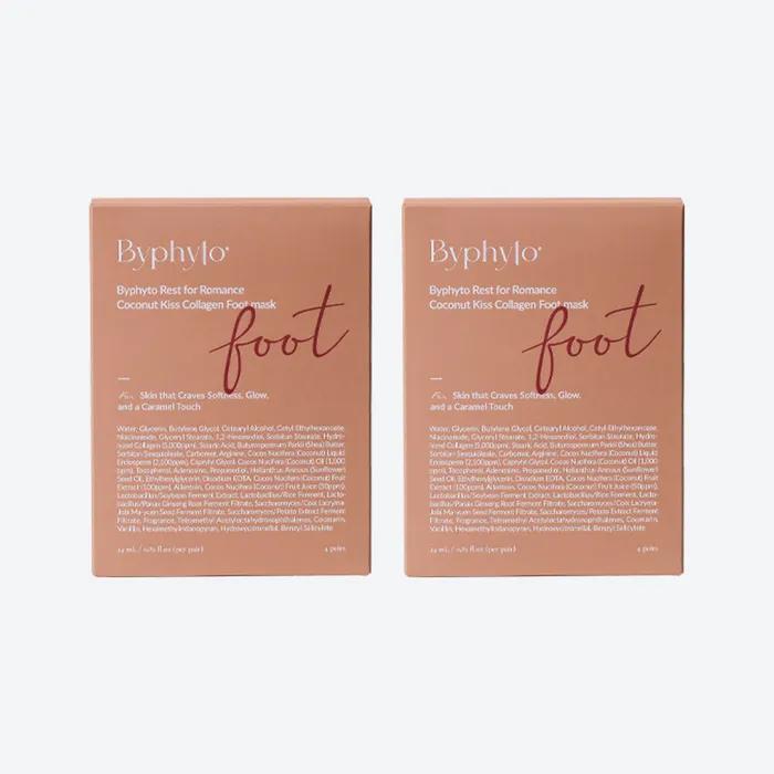 [Byphyto] Byphyto Collagen Foot Mask Pack 2-Piece Special Set (2 Foot Masks) Foot Pack 2
