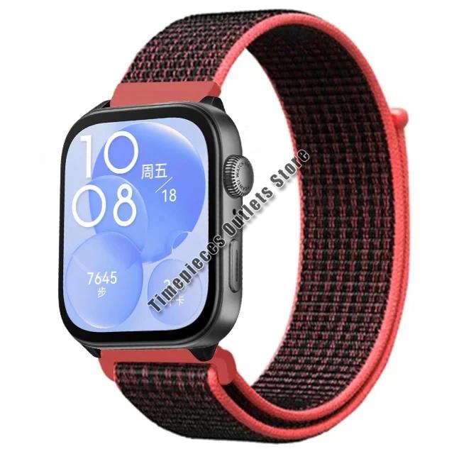 Nylon Loop Strap For Huawei Watch Fit 3 Sport Breathable Replacement Bracelet Wristband For Huawei Watch Fit 3 Belt Accessories