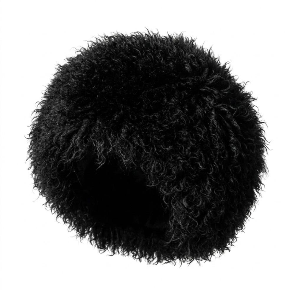 Plush Curly Faux Fur Bucket Hat Face Slimming Snow Hat Warm Fisherman Cap  Daily Wear